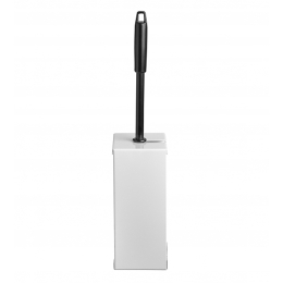 Euro Products | Quartz | Toiletborstelhouder | RVS | Wit