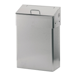 Santral Hygiënebak 10 liter met inworpklep RVS 