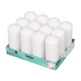 Bolsius | Stompkaarsen | 170/70 | Wit | 12 stuks