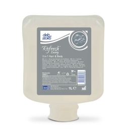 Deb Refresh Luxury 3-in-1 Hair & Body Wash 6 x 1 liter