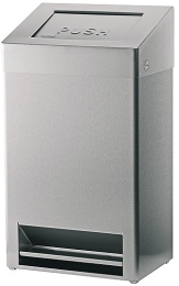 Santral | Afvalbak | Voetbediening | RVS | Inhoud: 40 liter