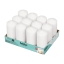 Bolsius | Stompkaarsen | 120/60 | Wit | 12 stuks