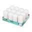 Bolsius | Stompkaarsen | 130/70 | Wit | 12 stuks