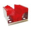 Betra | Schoenveger | 4 borstels | Rood | 35 x 32 x 22 cm