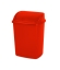 Afvalbak 26 liter Rood 16 stuks