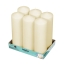 Bolsius | Stompkaarsen | 250/80 | Ivoor | 6 stuks