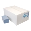 Euro Products | Z- vouwhanddoekjes | 1-laags blauw | 23 x 25 cm | 5000 stuks