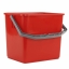 Betra | Emmer | Rood | 6 liter | Werkwagen-emmer