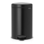 Brabantia Pedaalemmer 12 liter NewIcon mat/zwart
