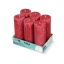 Bolsius | Rustieke Stompkaarsen 190/68 | Velvet Red | 6 stuks